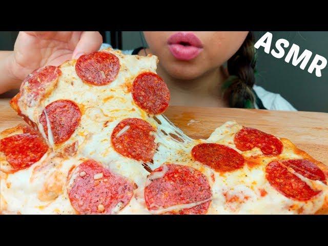 ASMR CHEESY PEPPERONI PIZZA  *No Talking* 먹방 suellASMR