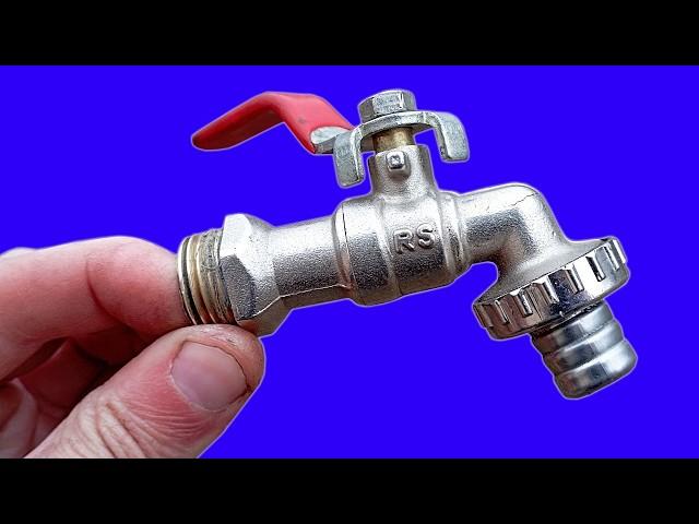 PLUMBERS ARE SHOCKED! WHAT I MADE FROM A BALL VALVE!