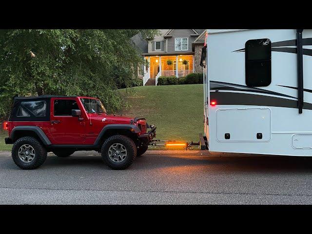 Jeep JK Flat Tow Setup Part 1