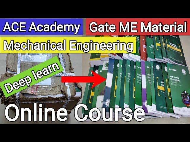 ACE Academy Subscription With Material Cource Unboxing | Mechanical Eng. | Deep learn | Gate2022