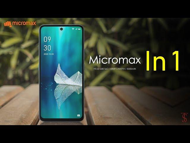 Micromax In 1 Price, Official Look, Design, Specifications, Camera, Features and Sale Details