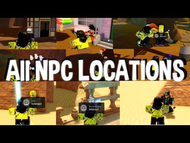 [AUT] ALL NPC LOCATIONS ON NEW MAP!