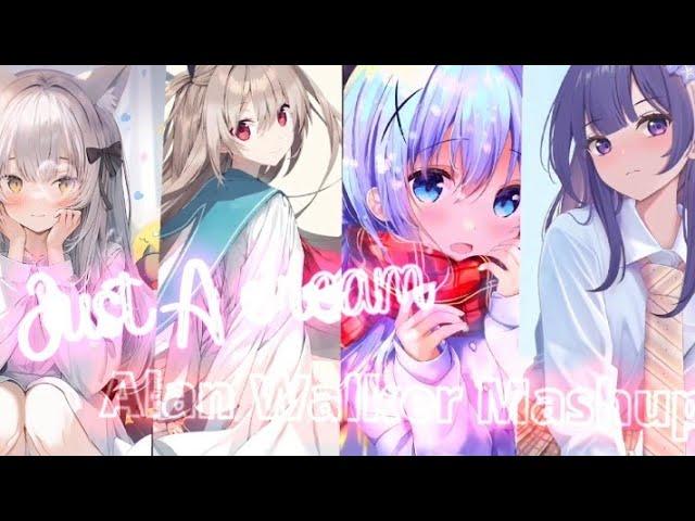 Nightcore - Just A Dream (Alan Walker Megamix) | Switching Vocals / Mashup