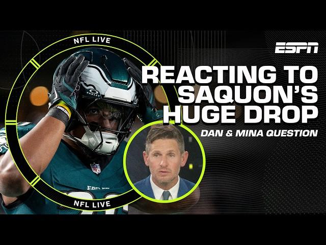 SAQUON DROPPED THE BALL  Dan Orlovsky + Mina Kimes QUESTION Philly's decisions  | NFL Live