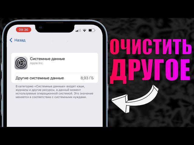 Другое на iPhone! Как очистить Другое или Системные Данные на iOS? Удаляем системные данные с iPhone