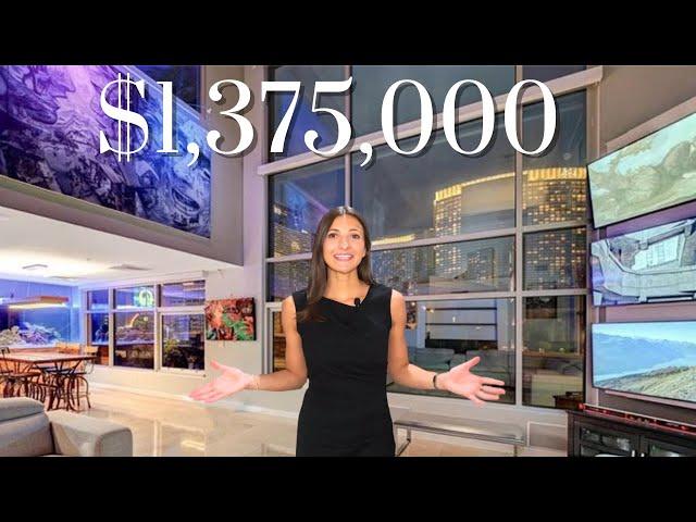 Inside a Luxury Loft Condo in the BEST Las Vegas High-Rise | Panorama Towers