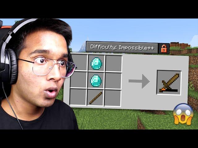 Minecraft But Its IMPOSSIBLE Difficulty!