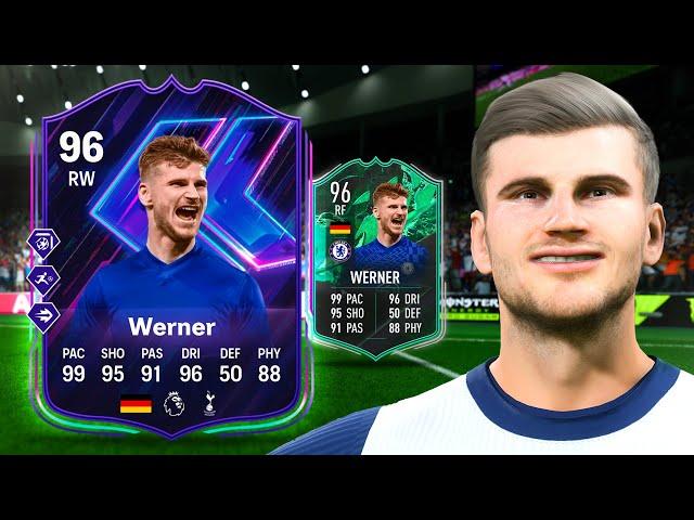 What have I just seen..  96 Flashback SBC Werner FC 25 Player Review