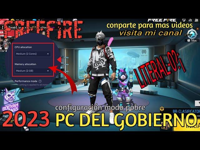 COMO CONFIGURAR bluestacks 5 en pc de BAJOS RECURSOS #2023 #latam #bluestacks #1million