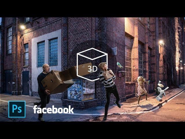 Create Facebook 3D Photo From ANY photo in Photoshop! - Easy!