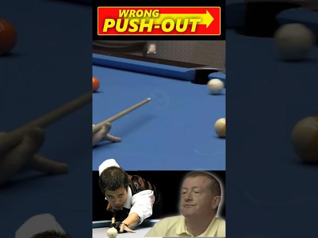 Wrong Push Out | Thanh Nam Nguyen vs Steve Davis #shorts #9ball