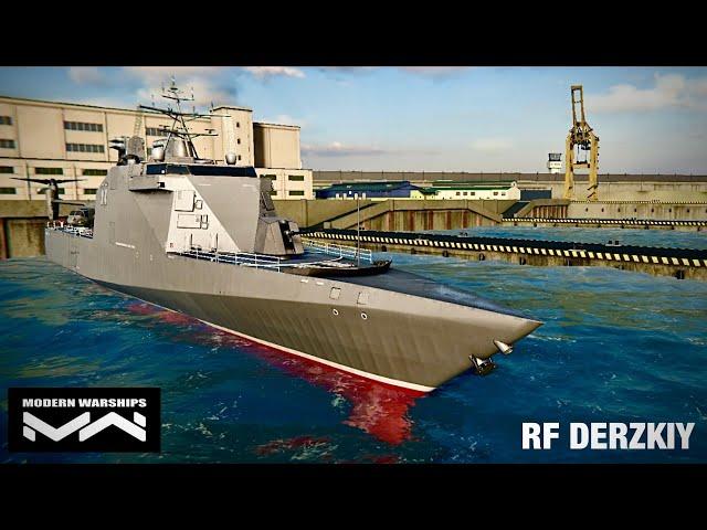 MODERN WARSHIPS: RF DERZKIY, best tier 2 ship in this game, online gameplay