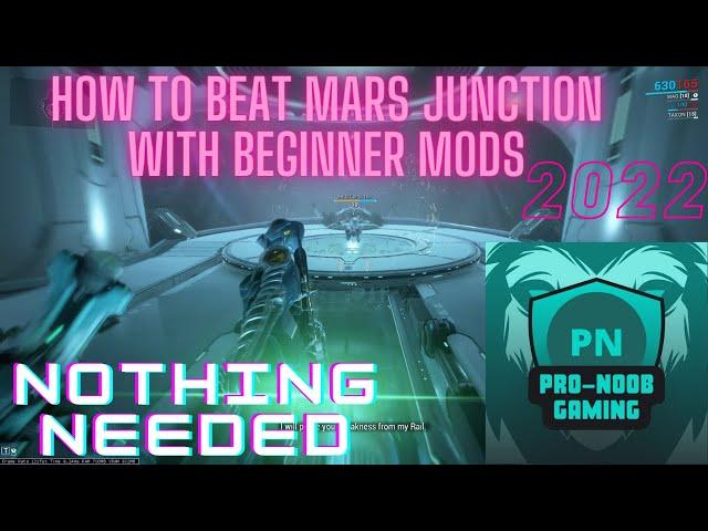 How To Beat Mars Junction Boss easily With Mag Volt or Excalibur Warframe 2022