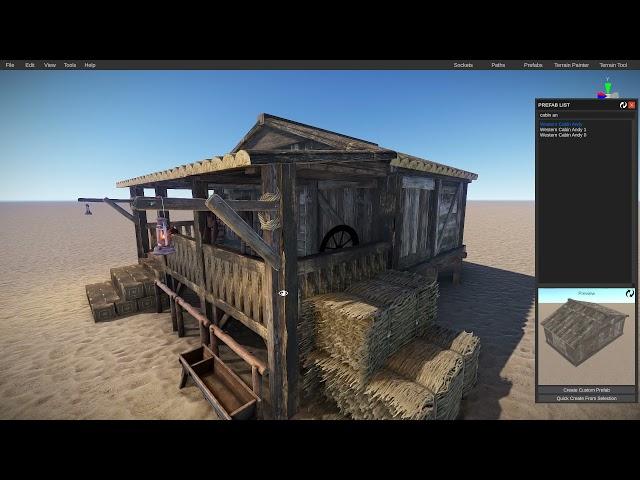 Custom Prefabs | Wild West Cabin | Rust Edit