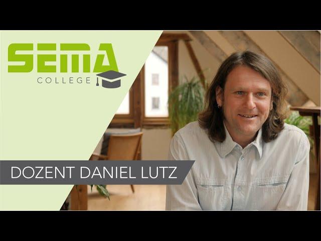 Lehrer Daniel Lutz ist Dozent im SEMA College