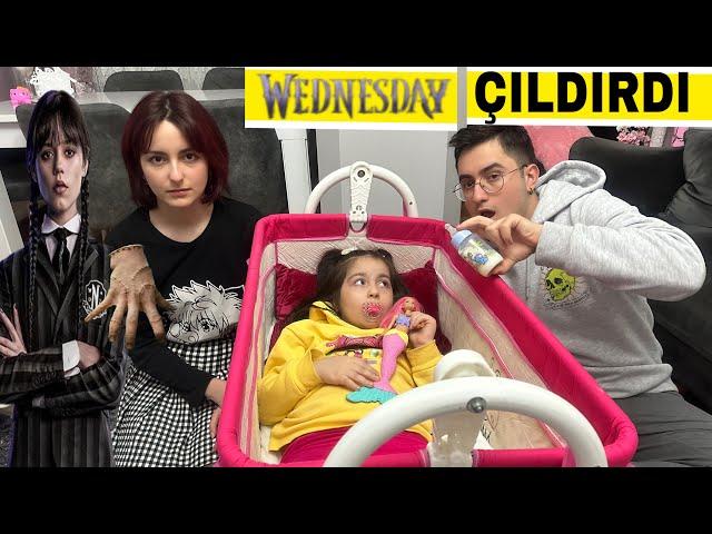 HİRANUR ZEYNEP WEDNESDAY BEBEK BAKICI ÇILDIRDI/CADI TEYZE/دي دي ميدو - لولو | قناة وناسة