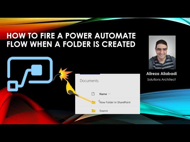 How to fire a Power Automate flow when a folder is created inside SharePoint