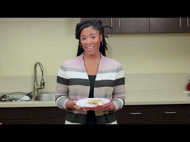 WIC Program, Peanut Butter Banana Sushi by Asia Larkin #wic program