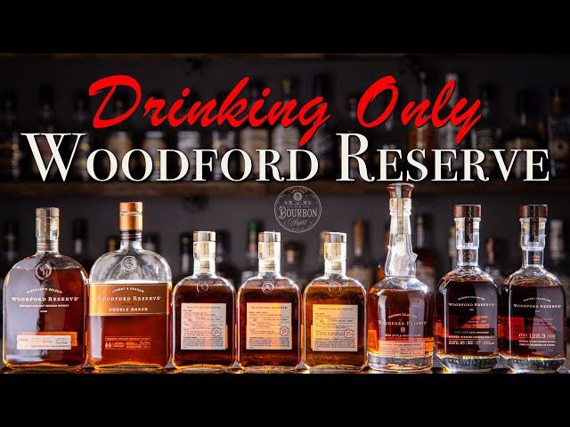 Drinking Woodford Reserve Whiskeys