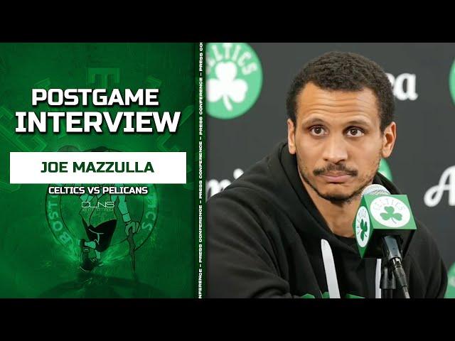 Joe Mazzulla: It Sounds Like a MORGUE in Press Room After a Win | Celtics vs Pelicans Postgame