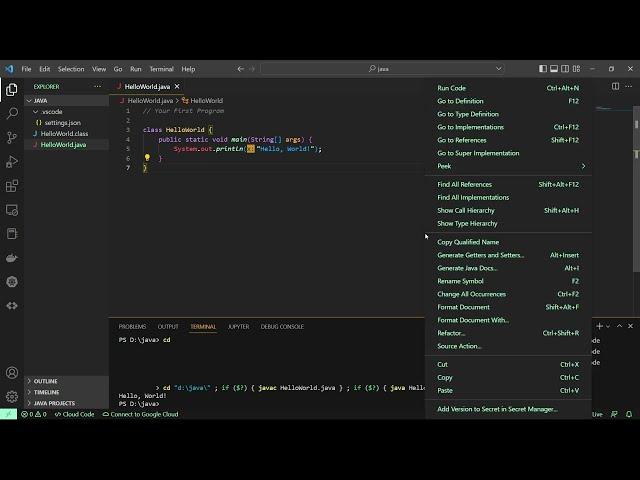 How to unhide or hide code runner in vs code.