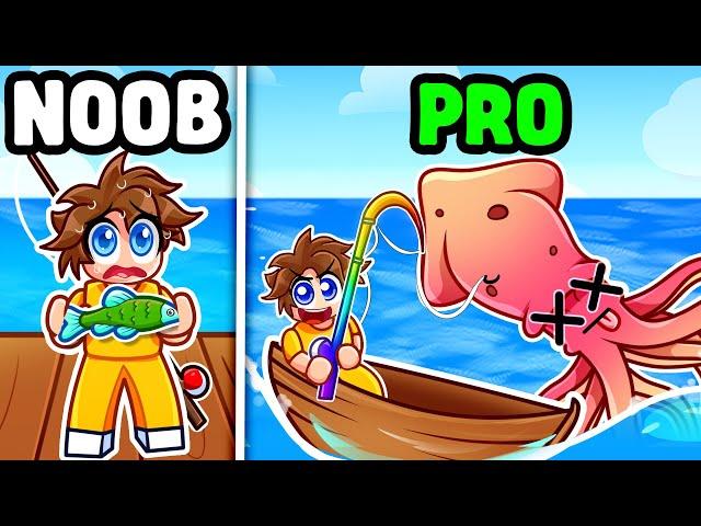 I Went NOOB To PRO In Roblox Fisch...