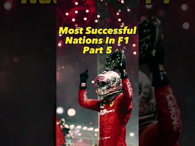 Most Successful Nations in F1  Pt 5 #Formula1 #F1