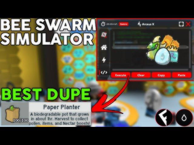 Bee Swarm Simulator Duper | Arceus X • Fluxus • Hydrogen | Mobile Exploit