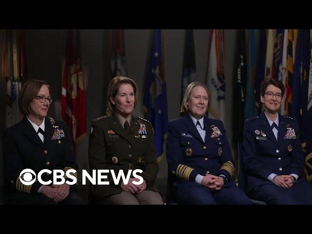 Norah O'Donnell interviews female 4-star generals and admirals | "Person to Person"