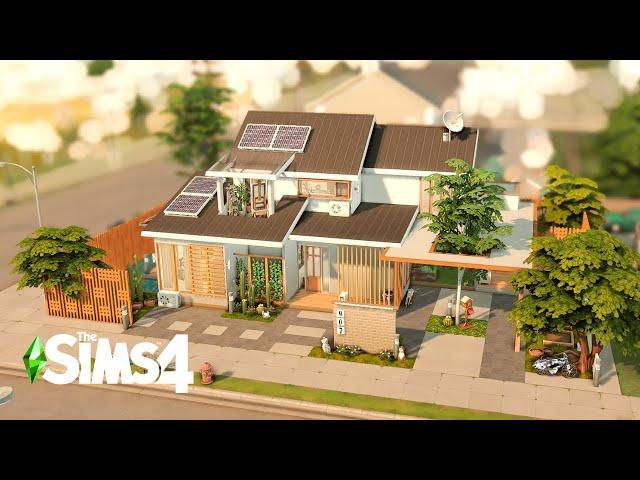 Eco Family House in Evergreen Harbor  | Stop Motion Build | The Sims 4 | No CC