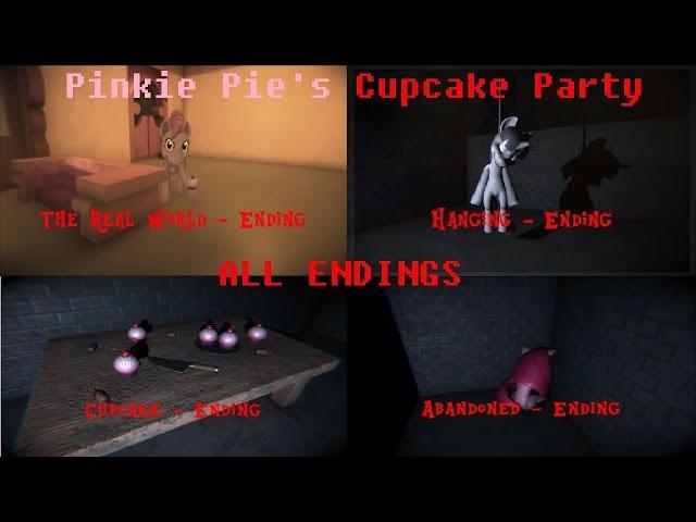 LET'S GET OUT OF HERE! (Pinkie Pie's Cupcake Party - ALL ENDINGS)