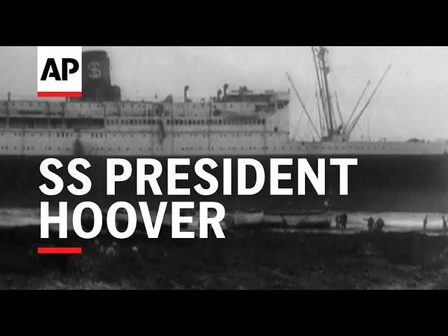 SS President Hoover - 1937 | Movietone Moment | 30 August 2024