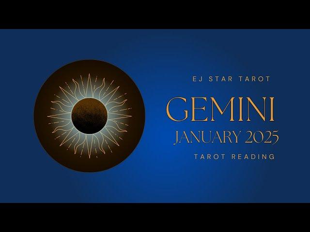 GEMINI~ HAPPY ENDINGS & NEW BEGINNINGS~JANUARY 2025 TAROT READING