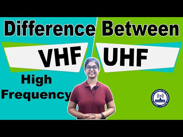 VHF UHF Basics | When you will use UHF and VHF | know Digital Radio | Explained by Aishi