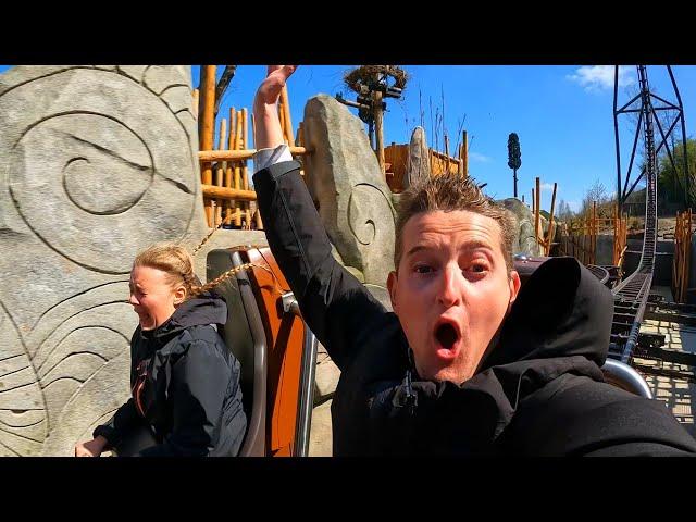 Riding Toutatis At Parc Astérix - Rider Cam POV