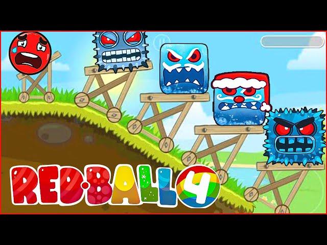 обновление в игре про красный шарик red ball 4 от Спуди про несносный шар ! КРАСНЫЙ ШАРИК 4 !