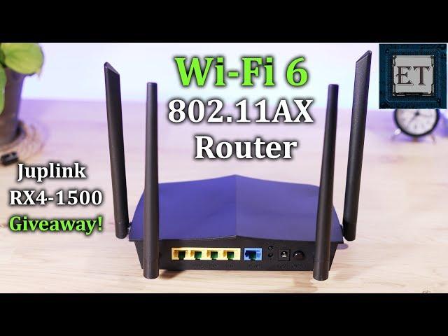 WiFi 6 Router Review (+Giveaways) | Vanin Juplink RX4-1500 Dual Band WiFi Router