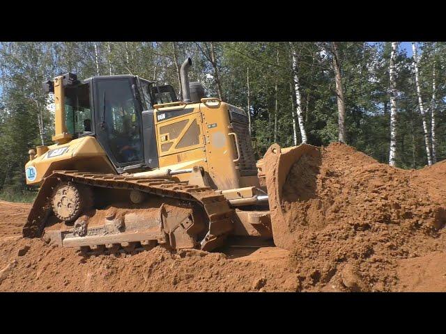 Cat D6N XL pushing sand