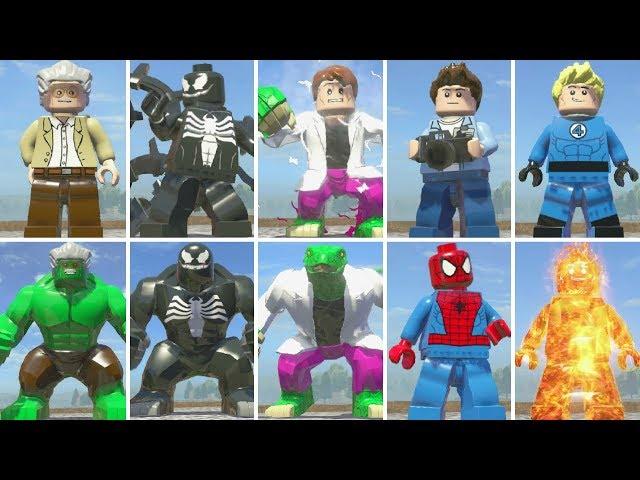 All Character Transformations in LEGO Marvel Super Heroes