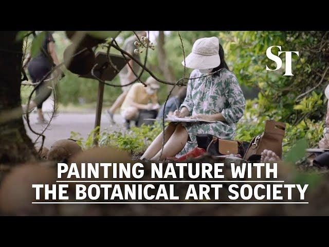 Painting nature with the Botanical Art Society