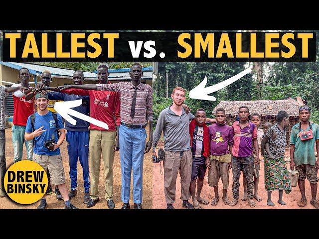 World's Tallest & Smallest People (are neighbors!)