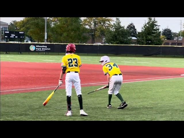 9/23/23 Fall Ball vs GRB Rays Olson/Foster 14U (5-18) Shellacking.