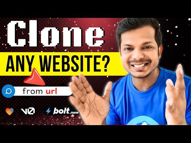 CLONE any WEBSITE using AI - Just Paste the URL!