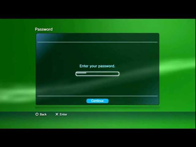 How to change your password on PS3