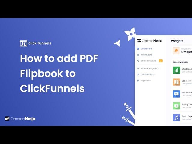 How to add PDF Flipbook to ClickFunnels