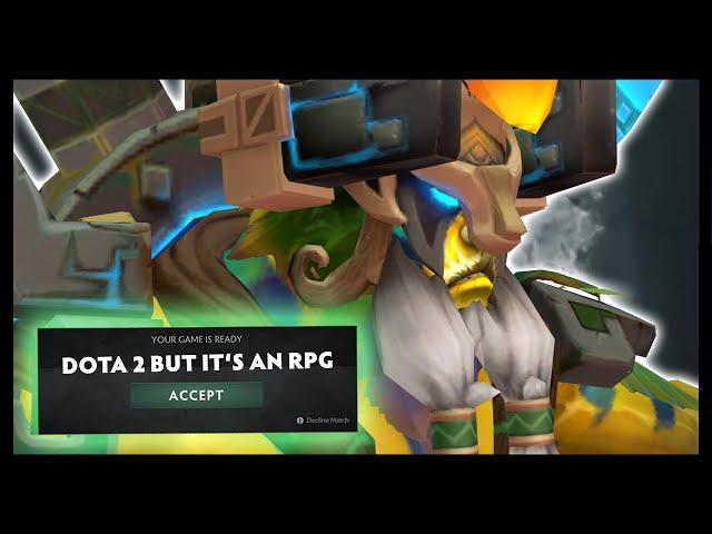 Dota 2 But It's An RPG (this mode is really cool, seriously, watch it)