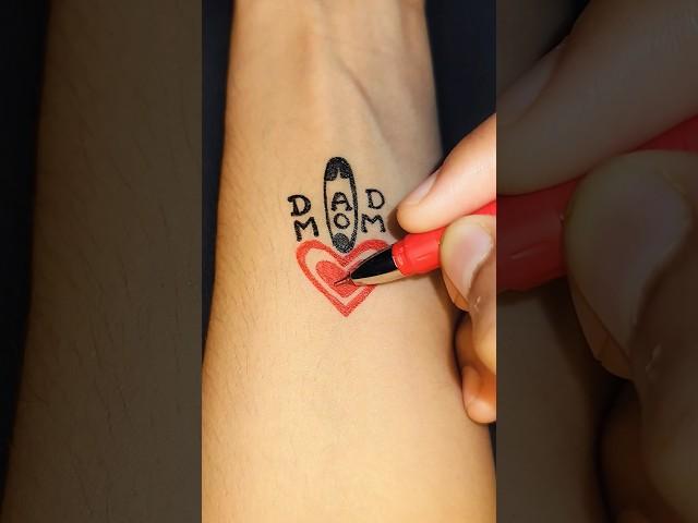 beautiful special trick ️#tattoo #trending #shorts