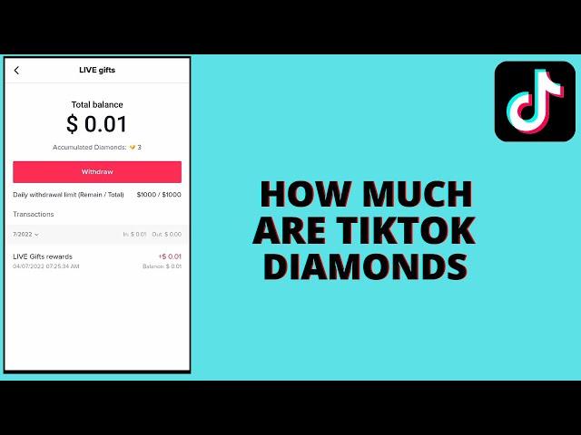 How Much Are Tiktok Diamonds Worth (EXPLAINED)