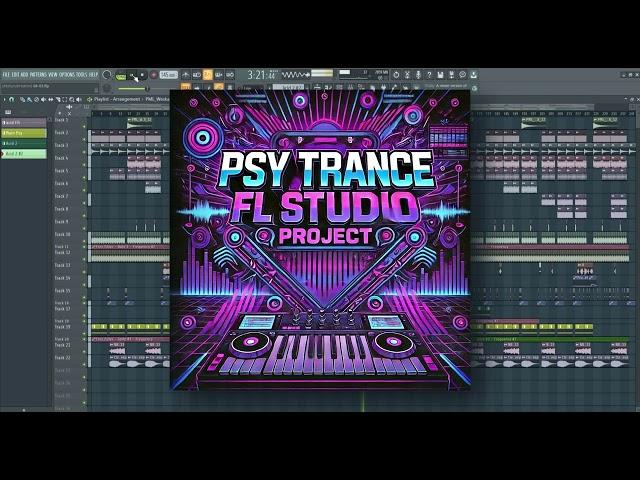  Psy Trance FL Studio Project – High-Energy Bass & Hypnotic Leads! 