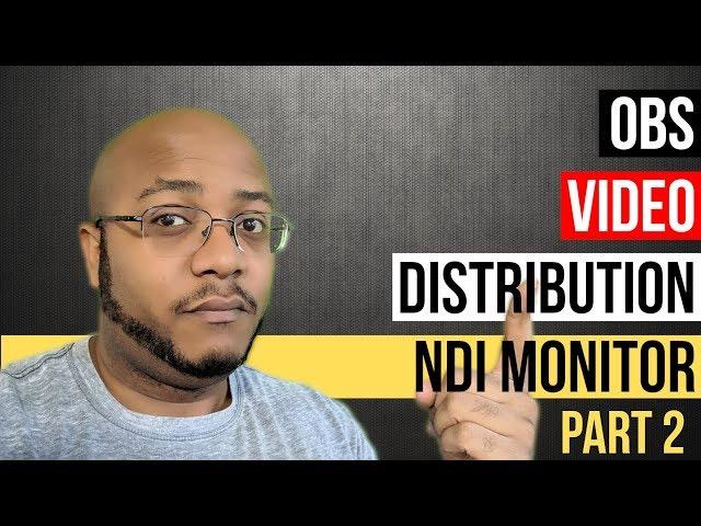 NewTek NDI OBS Plugin Video Distribution - NDI Studio Monitor - Install